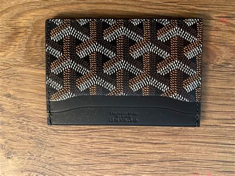 goyard cardholder black|goyard card holder price 2023.